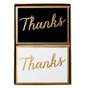 NIB 16 THANK YOU cards + envelopes GIBSON